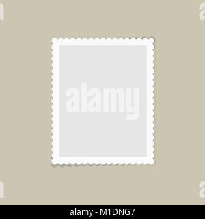 Postage stamp for postcard Stock Vector