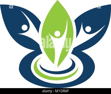 Wellness Center Yoga Stock Vector