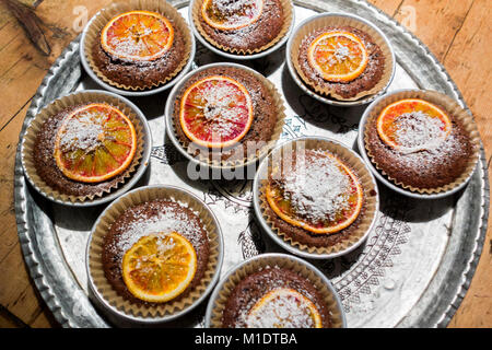 Orange Muffins Stock Photo