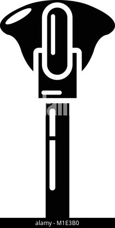 Little zip icon, simple style Stock Vector