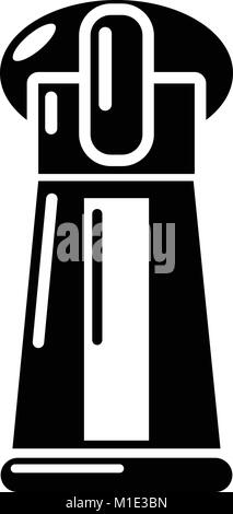 Invisible zip icon, simple style Stock Vector
