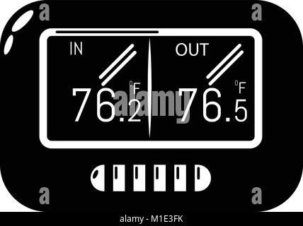 Tonometer icon, simple style Stock Vector