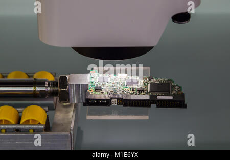 CNC highly accuracy vision automatic measuring system Stock Photo