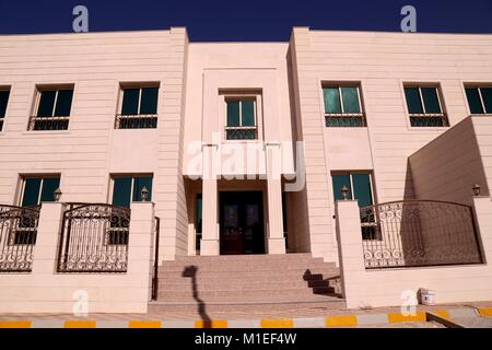 Contemporary Villa with Natural Stone Cladding - Shot from Dubai Stock Photo