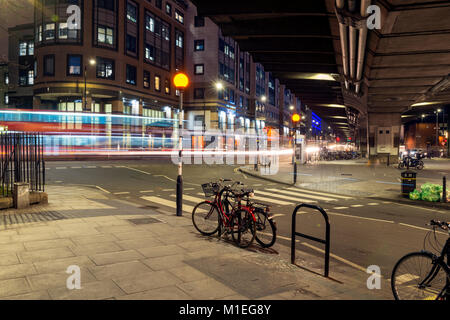 Hammersmith at night Stock Photo