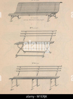 Album des meubles de jardins et porte-bouteilles (1885)) (17326662004) Stock Photo