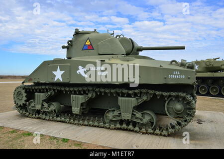 An American heavy Battle tank Stock Photo