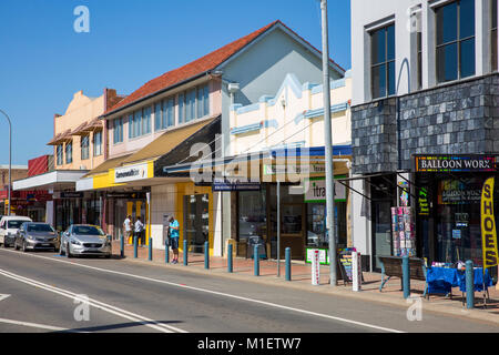 Cessnock town centre, a major town city in New South Wales,Australia Stock Photo