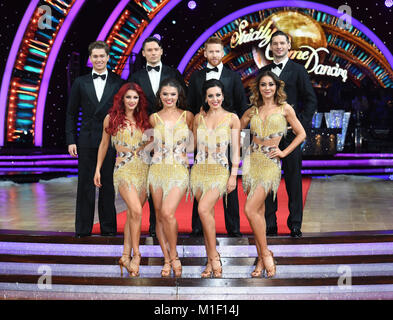 The Professional Dancers at The Strictly Come Dancing Live Tour Photocall,  Arena Birmingham, Birmingham. Stock Photo