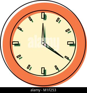 wall clock design Stock Vector