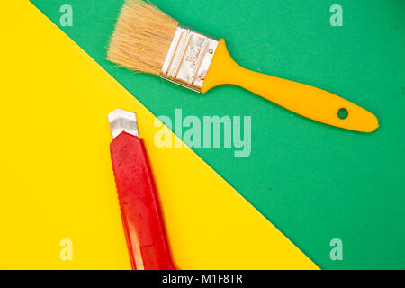 Tools for house reapair Stock Photo