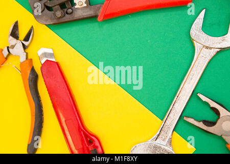 Tools for house reapair Stock Photo