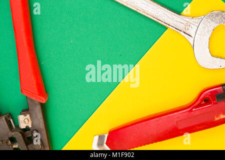 Tools for house reapair Stock Photo