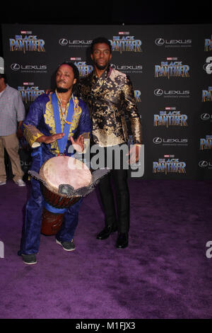 Chadwick Boseman  01/29/2018 The World Premiere of 'Black Panther' held at The Dolby Theatre in Los Angeles, CA  Photo: Cronos/Hollywood News Stock Photo