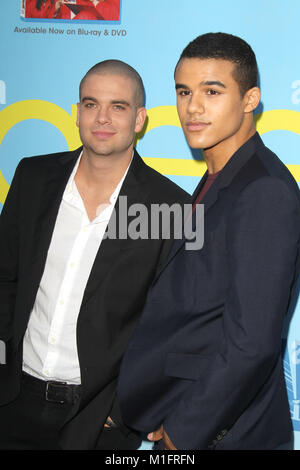***FILE PHOTO*** MARK SALLING DEAD OF APPARENT SUICIDE  HOLLYWOOD, CA - SEPTEMBER 12: Mark Salling and Jacob Artist at the 'Glee' Premiere Screening And Reception at Paramount Studios on September 12, 2012 in Hollywood, California. © mpi20/MediaPunch inc. Stock Photo