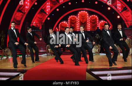 TheCast at  The Strictly Come Dancing Live Tour Photocall,  Arena Birmingham, Birmingham. Stock Photo