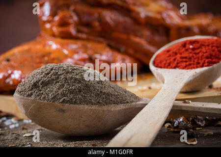 condiments Stock Photo