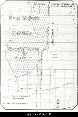 1988 plan amendments to the California Desert Conservation Area plan of 1980 - decision record (1990) (16671694665) Stock Photo