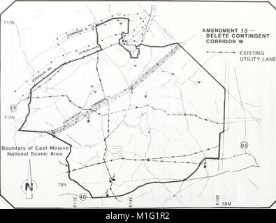 1988 plan amendments to the California Desert Conservation Area plan of 1980 - decision record (1990) (16464398457) Stock Photo