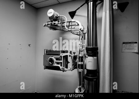 This is one of many pictures I took inside, after the Sudbury St. joseph's Health Centre (the old General Hospital) closed it's doors Stock Photo