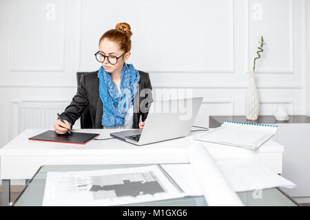 Creative woman in the office Stock Photo