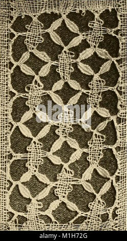 A lace guide for makers and collectors; with a bibliography and five-language nomenclature, profusely illus. with halftone plates and key designs (1920) (14593283737) Stock Photo