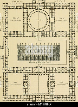 An encyclopaedia of architecture, historical, theoretical, and practical. New ed., rev., portions rewritten, and with additions by Wyatt Papworth (1888) (14597598799) Stock Photo