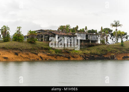 La-Manuela Ranch Ruins in Guatape Stock Photo