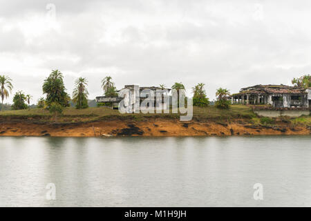 La-Manuela Ranch Ruins in Guatape Stock Photo