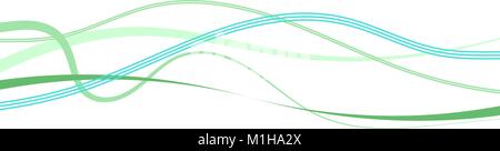 background pattern in green and blue Stock Vector