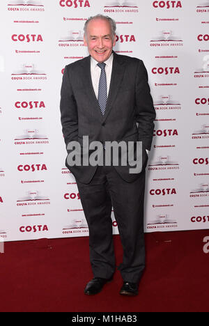 Alastair Stewart attending the Costa Book of The Year Awards 2017 Photocall at Quaglino's in London. PRESS ASSOCIATION Photo. Picture date: Tuesday January 30, 2018. Photo credit should read: Ian West/PA Wire Stock Photo