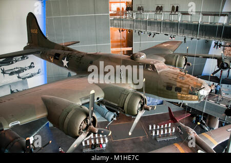 Airplanes World War II museum Stock Photo