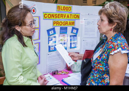 Miami Florida,Kendall,Baptist Health South Florida Hospital,healthcare,woman's,woman's,men's Health Day,community event,medical,education,information, Stock Photo