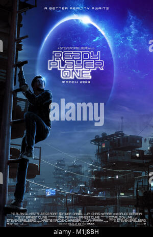 READY PLAYER ONE, Chinese poster, Ben Mendelsohn, Tye Sheridan, Olivia  Cooke, Mark Rylance, Simon Pegg, Philip Zhao, Win Morisaki, Lena Waithe,  2018. ©Warner Bros. Pictures/courtesy Everett Collection Stock Photo - Alamy