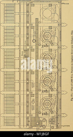 American hydroelectric practice; a compilation of useful data and information on the design, construction and operation of hydroelectric systems, from the penstocks to distribution lines (1917) (14576553359) Stock Photo