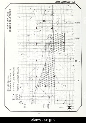 1988 plan amendments to the California Desert Conservation Area plan of 1980 - decision record (1990) (16484120388) Stock Photo