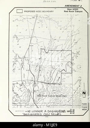 1988 plan amendments to the California Desert Conservation Area plan of 1980 - decision record (1990) (16485565799) Stock Photo