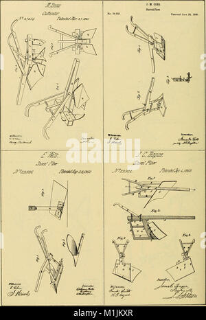 Allen's digest of plows, with attachments, patented in the United States from A.D. 1789 to January 1883 (1883) (17925821749) Stock Photo