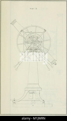 A manual of spherical and practical astronomy, embracing the general problems of spherical astronomy, the special applications to nautical astronomy, and the theory and use of fixed and portable (14594905120) Stock Photo