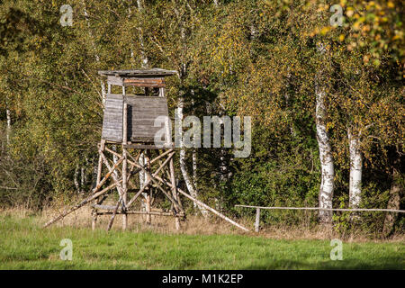 Hochsitz im Harz Stock Photo