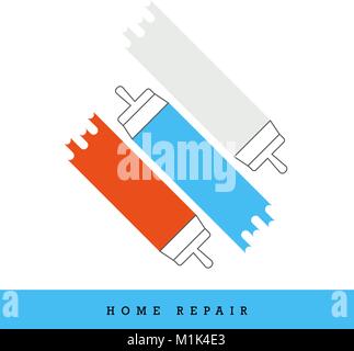 Home Repair Vector Icon Set Stock Vector