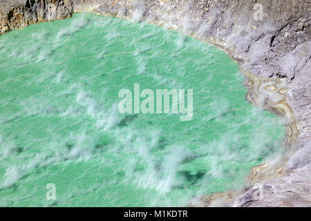 Laguna Ilamatepec inside Santa Ana Volcano. Santa Ana, El Salvador. Stock Photo