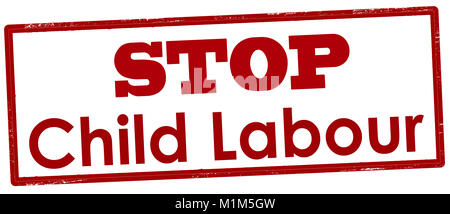 Stop child labour symbol Stock Photo - Alamy