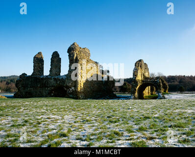 Ruins Waverley Abbey Farnham Surrey England UK founded in 1188 the first Cistercian Abbey in England inspiration Sir Walter Scotts novel Waverley on a Stock Photo