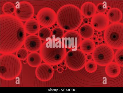 Red cells Stock Vector