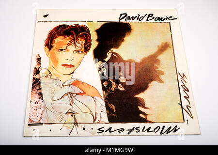 David Bowie Scary Monsters Stock Photo