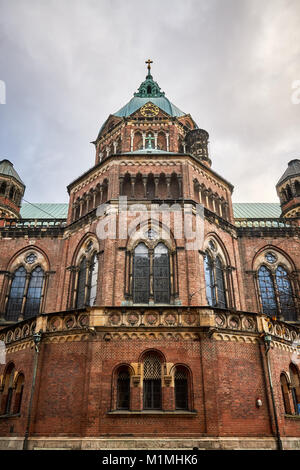 St Lukes Church, the largest Protestant church in Munich, Germany Stock Photo