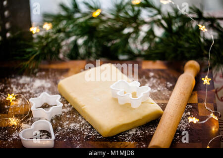 Firm Tofu on a Chopping Board with shape cutter Stock Photo - Alamy