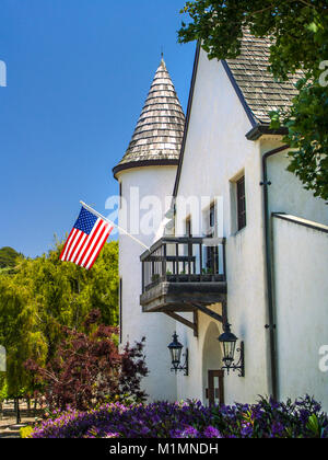 Château Julien Wine Estate in Carmel Valley, California USA. Stock Photo