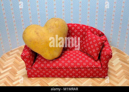 Icon image couch potato, Symbolbild Couch-Potato Stock Photo